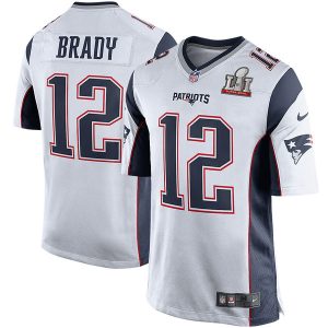Tom Brady New England Patriots Patriots Nike Super Bowl LI Elite Jersey White