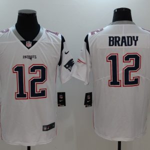 NFL New England Patriots Patriots #12 Brady White Vapor Untouchable Limited Jersey