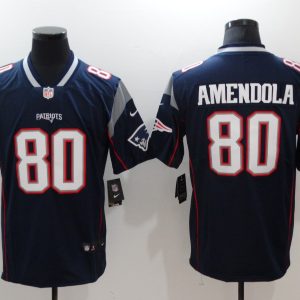 NFL New England Patriots Patriots #80 Amendola Blue Vapor Limited Jersey