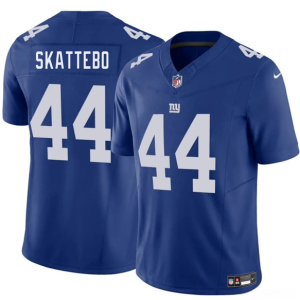 Men's New York Giants #44 Cam Skattebo Blue 2025 Draft F.U.S.E. Vapor Untouchable Limited Jersey
