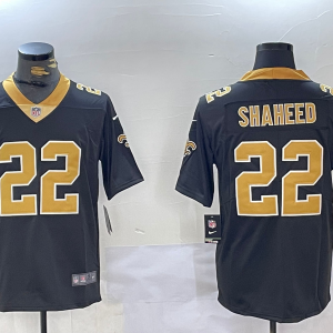 Men's New Orleans Saints #22 Shaheed Black Vapor Untouchable Limited Jersey