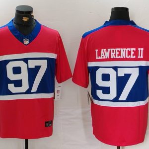 Men's New York Giants #97 Dexter Lawrence II Red Alternate Vapor F.U.S.E. Limited Jersey