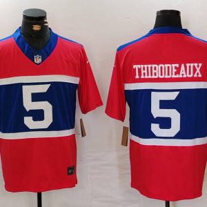 Men's New York Giants #5 Kayvon Thibodeaux Red Alternate Vapor F.U.S.E. Limited Jersey