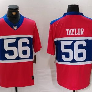Men's New York Giants #56 Lawrence Taylor Century Red Alternate Vapor F.U.S.E. Limited Jersey