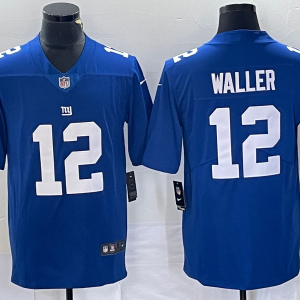 Men's New York Giants #12 Darren Waller Blue Vapor Untouchable Limited Jersey