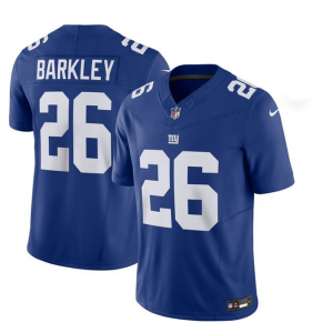 Men's New York Giants #26 Saquon Barkley Blue 2023 F.U.S.E. Vapor Untouchable Limited Jersey