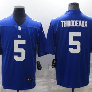 Men's New York Giants #5 Kayvon Thibodeaux 2022 Blue Vapor Untouchable Limited Jersey