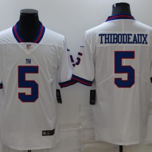 Men's New York Giants #5 Kayvon Thibodeaux White Color Rush Limited Jersey