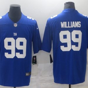Men's New York Giants #99 Williams Blue Vapor Untouchable Limited Jersey