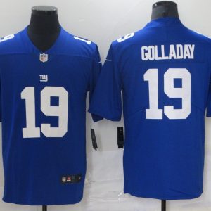 Men's New York Giants #19 Golladay Blue Vapor Untouchable Limited Jersey