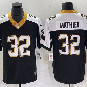 Men's New Orleans Saints #32 Tyrann Mathieu Black 2023 F.U.S.E. 1987 Legacy Vapor Limited Jersey