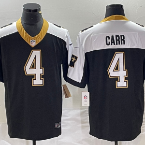 Men's New Orleans Saints #4 Derek Carr Black 2023 F.U.S.E. 1987 Legacy Vapor Limited Jersey