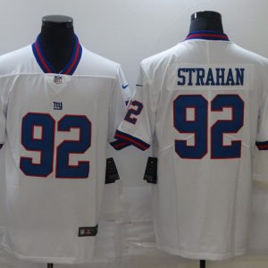 Men's New York Giants #92 Starhan White Color Rush Limited Jersey