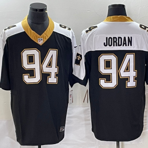 Men's New Orleans Saints #94 Cameron Jordan Black 2023 F.U.S.E. 1987 Legacy Vapor Limited Jersey