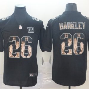 Men's New York Giants #26 Saquon Barkley 2019 Black Statue Of Liberty Limited Jersey