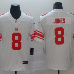 Nike New York Giants #8 Jones White Vapor Untouchable Limited Jersey