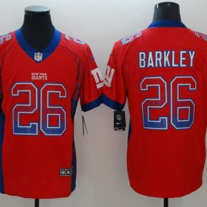Nike 2018 New York Giants #26 Barkley Drift Fashion Color Rush Limited Jersey