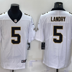 Men's New Orleans Saints #5 Landry White Vapor Untouchable Limited Jersey