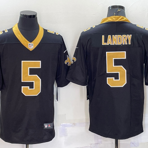 Men's New Orleans Saints #5 Landry Black Vapor Untouchable Limited Jersey
