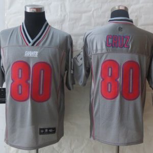 2013 NEW Nike New York Giants 80 Cruz Grey Vapor Elite Jerseys