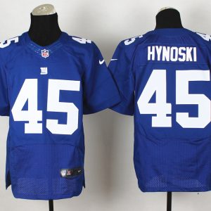 Nike New York Giants #45 Hynoski Blue Elite Jersey