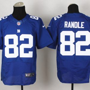Nike New York Giants #82 Randle Blue Elite Jersey