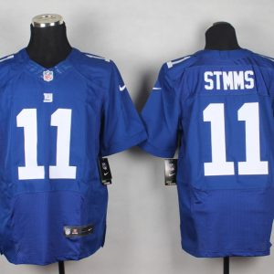 Nike New York Giants #11 Stmms Blue Elite Jersey