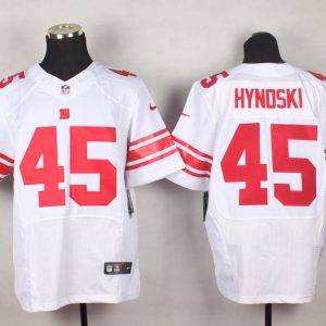 Nike New York Giants #45 Hynoski White Elite Jersey