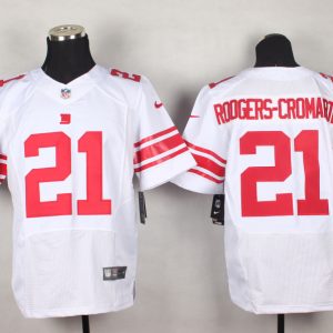 Nike New York Giants #21 Rodgers-Cromartie White Elite Jersey