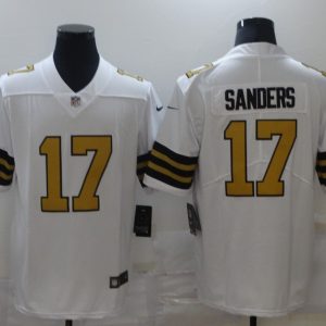 Men's New Orleans Saints #17 Sanders White Color Rush Limited Jersey