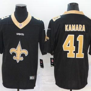 Men's New Orleans Saints #41 Kamara Team Big Logo Number Vapor Untouchable Limited Jersey