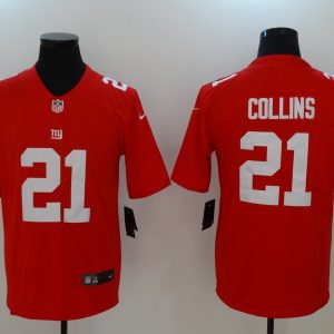 NFL New York Giants #21 Collins Vapor Limited Red Jersey