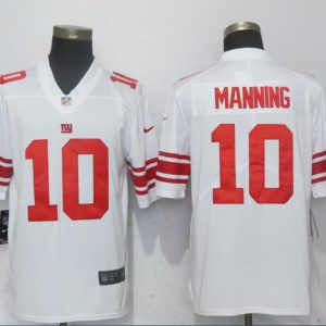 Nike New York Giants 10 Manning White Vapor Untouchable Limited Jersey