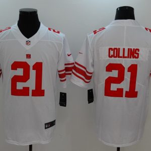 Nike New York Giants 21 Collins White Vapor Untouchable Limited Jersey