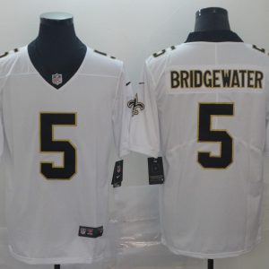 Nike Saints #5 Teddy Bridgewater White Vapor Untouchable Limited Jersey