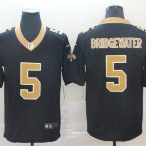 Nike Saints #5 Teddy Bridgewater Black Vapor Untouchable Limited Jersey