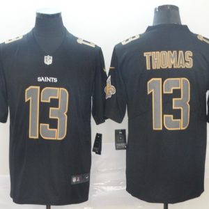 Nike New Orleans Saints #13 Michael Thomas Black Impact Limited Men Jersey