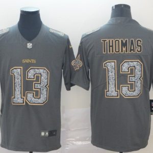 Nike Saints #13 Michael Thomas Gray Static Vapor Untouchable Limited Men Jersey