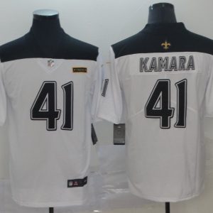 Men's New Orleans Saints #41 Alvin Kamara White 2019 City Edition Limited Jersey