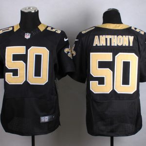 Nike New Orleans Saints #50 Anthony Black Elite jersey