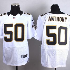 Nike New Orleans Saints #50 Anthony White Elite jersey