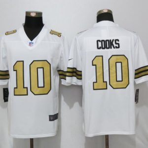 New Nike New Orleans Saints 10 Cooks Navy White Color Rush Limited Jersey