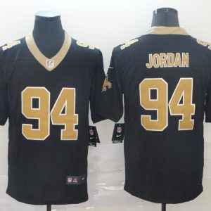 NFL New Orleans Saints #94 Jordan Black Vapor Limited Jersey
