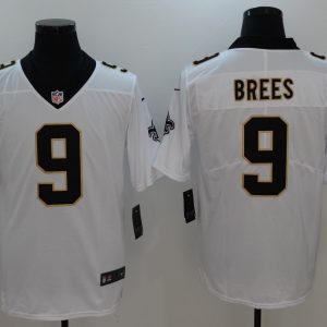 NFL New Orleans Saints #9 Brees White Vapor Limited Jersey