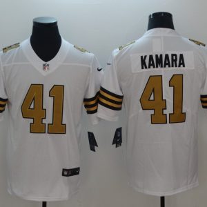 NFL New Orleans Saints #41 Kamara Navy White Color Rush Limited Jersey
