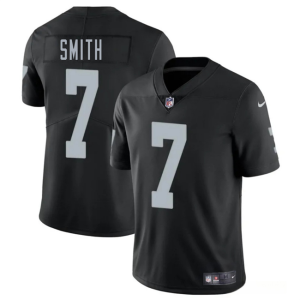 Men's Las Vegas Raiders Raiders #7 Geno Smith Black 2025 Vapor Football Stitched Jersey