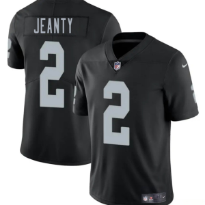 Men's Las Vegas Raiders Raiders #2 Ashton Jeanty Black 2025 Draft Vapor Untouchable Limited Jersey