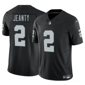 Men's Las Vegas Raiders Raiders #2 Ashton Jeanty Black 2025 F.U.S.E. Vapor Limited Jersey