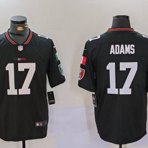 Men's Las Vegas Raiders Raiders #17 Davante Adams Black Mexico Vapor Untouchable Limited Jersey