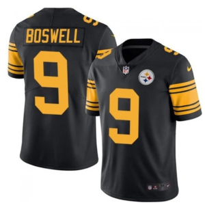 Men's Pittsburgh Steelers #9 Chris Boswell Black Vapor Untouchable Limited  Jersey